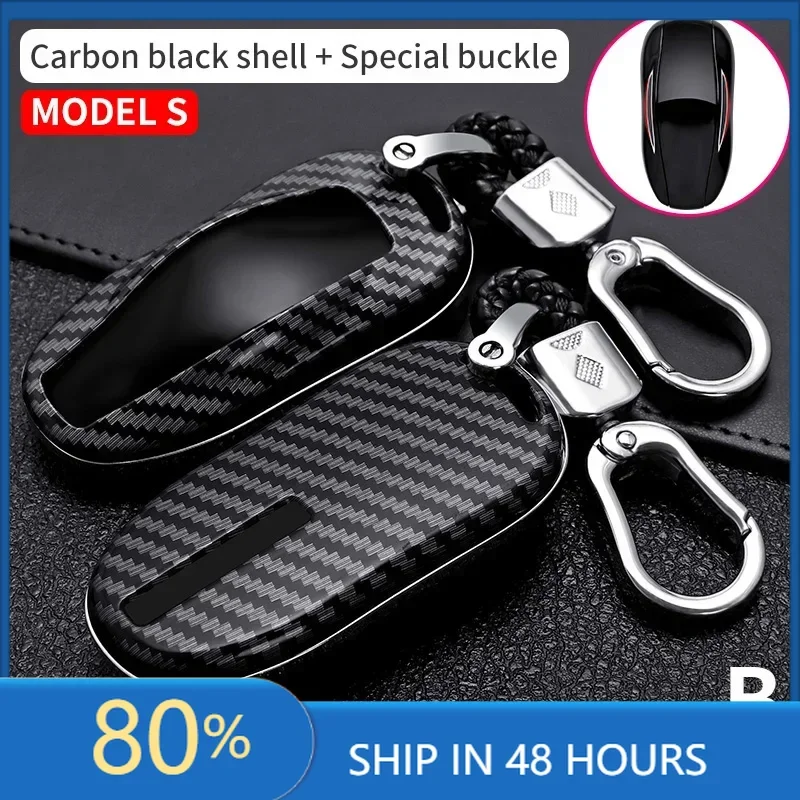 

Car Stickers ABS Car Remote Key Case Cover For Tesla Model S Model X Smart Key Bag Key Protected Holder Shell Accessorie