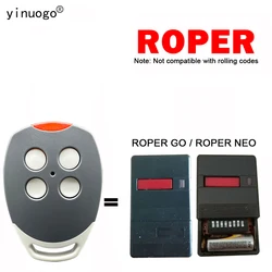 ROPER GO NEO Garage Remote Control Clone 433.92MHz Fixed Code Gate Opener Remote Control