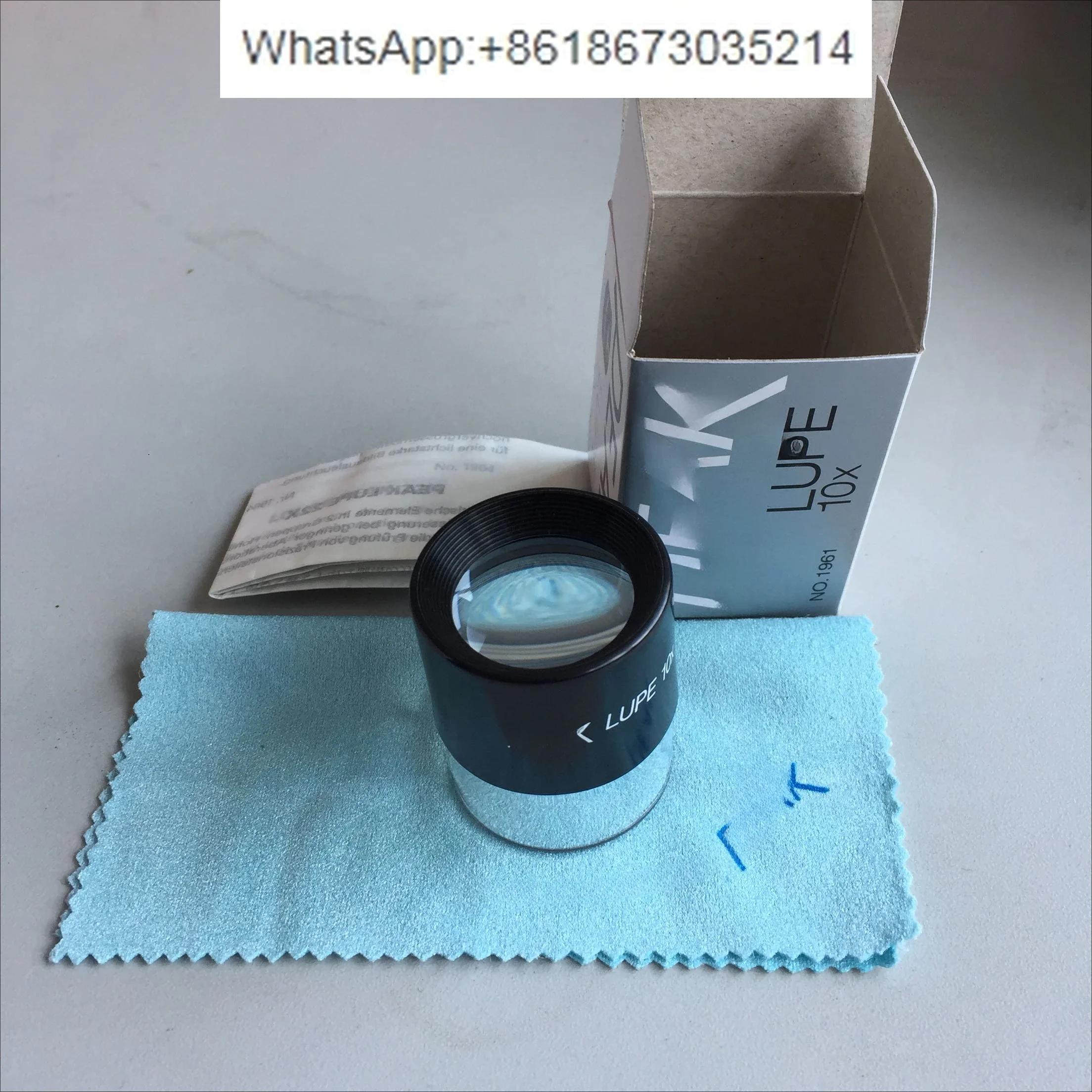 

1961-10X handheld magnifier 10 times portable cylindrical eyepiece