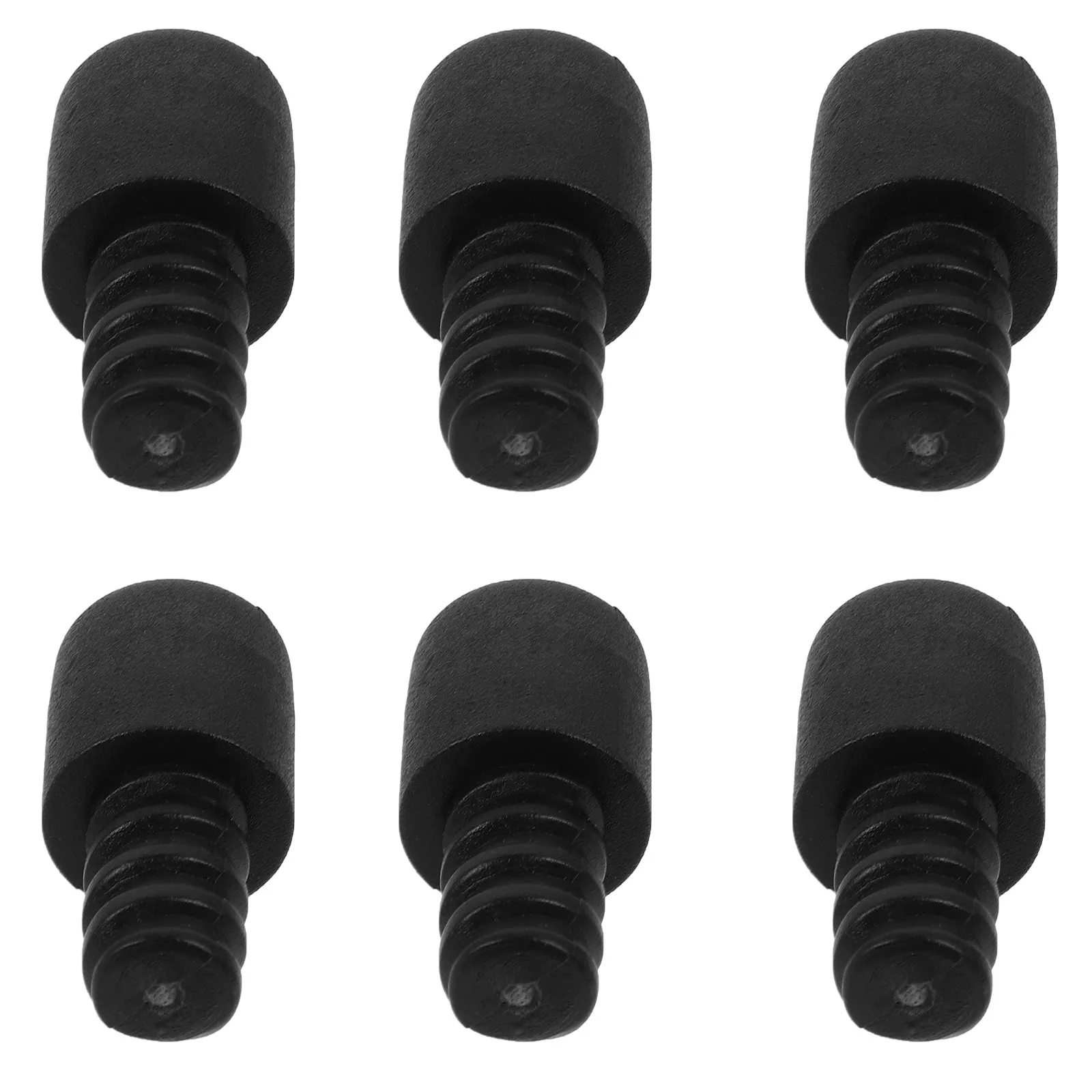 

10Pcs Toilet Brush Handle Accessory Threaded Self-Locking Connector for Universal Brush Head Attachment Sturdy Plastic Pole