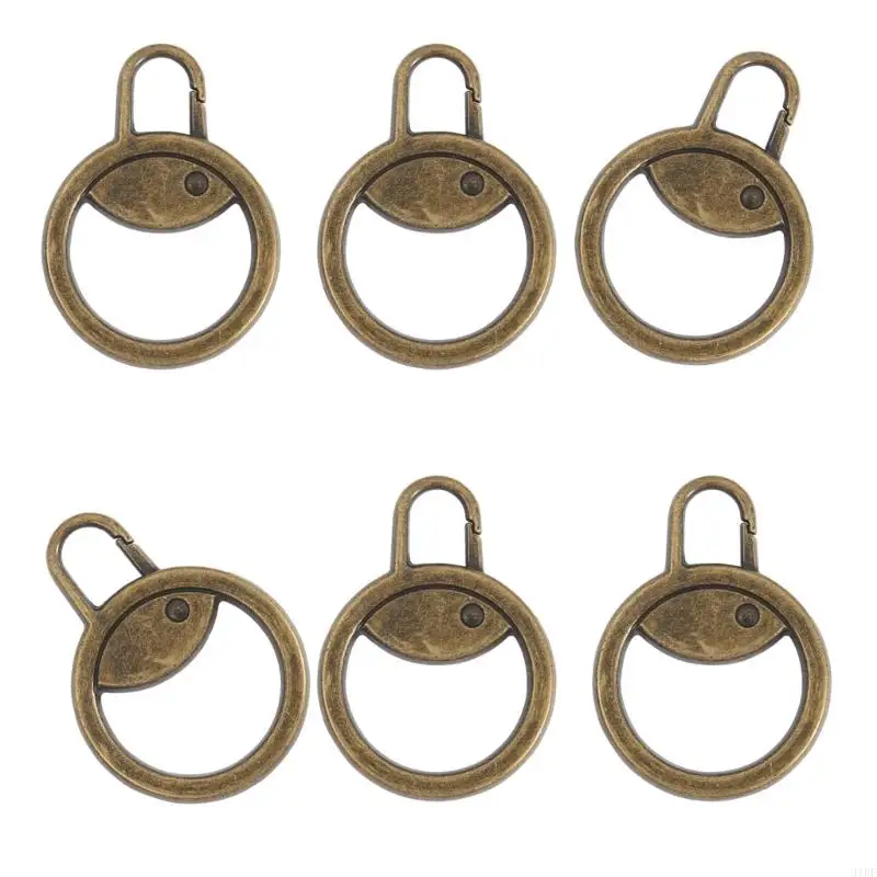 31BF 6LOTS 업그레이드 된 지퍼 풀 지퍼 강한 코드 ZIPPERS 당기기 교체 헤드는 가정 용도 및 여행 필수