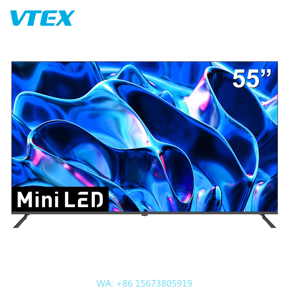 

55 65 Inch High Contrast Super Bright Picture Mini Led Qled Tv Sets Dvb-T2 Atsc Ultra Hd Android Television Uhd 4K Smart Tv