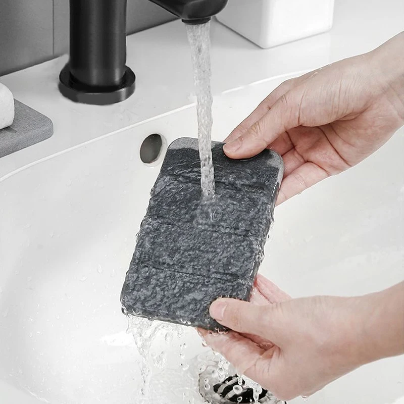 ✦ Bathroom Countertop Soap Toiletries Absorbent Mat Rectangular Soap Holder Bathroom Supplies Diatom Mud Soap Dish Quick-Dry Pad
