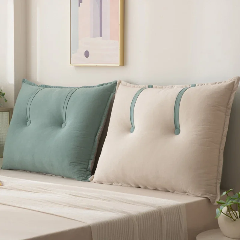Floor Cushion Flower Pillow Office Chair Headboard Pillow Backrest Soft Package Bed Lumbar Support Pad Sofa Backrest Cushion