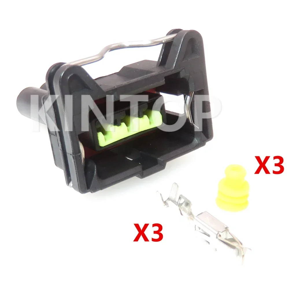 1 Set 3 Pins AC Assembly Auto Idle Motor Plug With Wires 368000-1 85205-1 Auto Crankshaft Position Sensor Wiring Terminal Socket