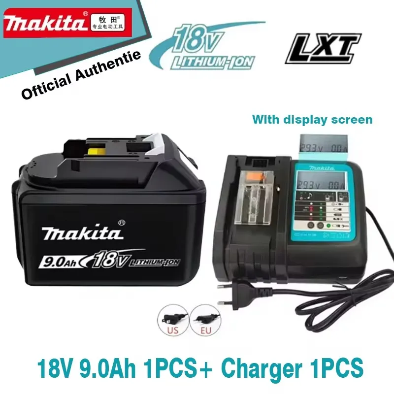 Makita BL1860 BL1850B BL1850 BL1830 batería de destornillador y cargador de 18v, baterías de herramientas eléctricas de repuesto