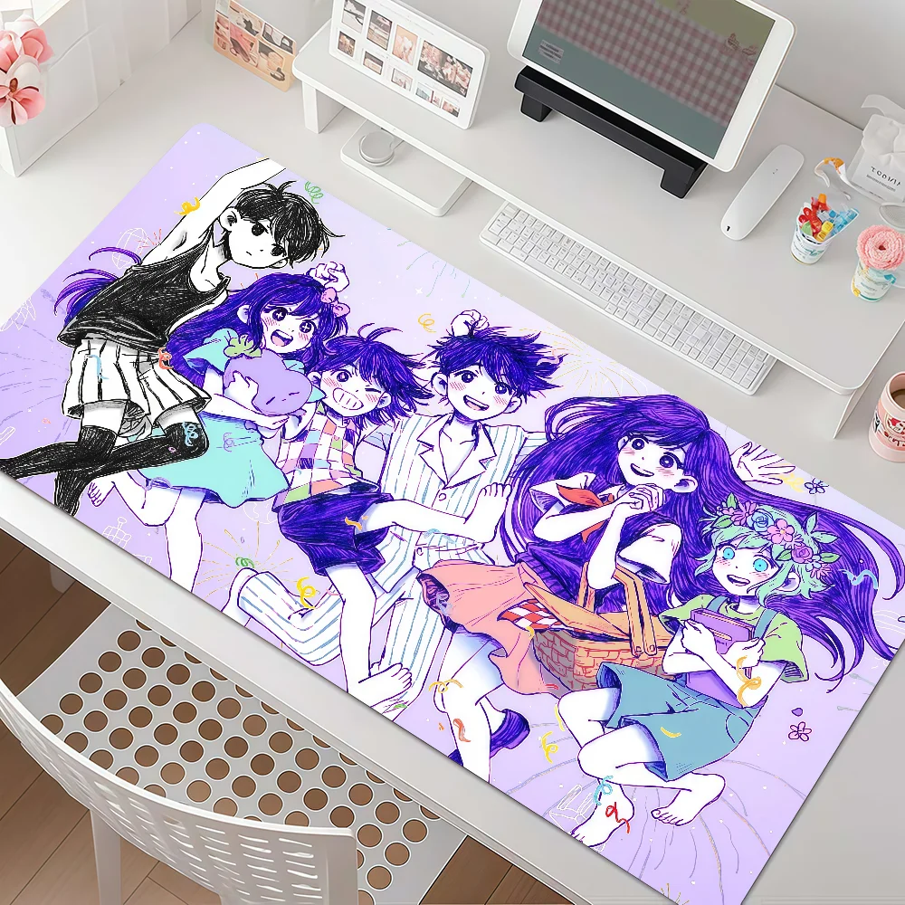 Cartoon Games O-omori Mouse Pad Anti Slip Rubber Edge Locked Thickened Laptop Gaming Desk Mat