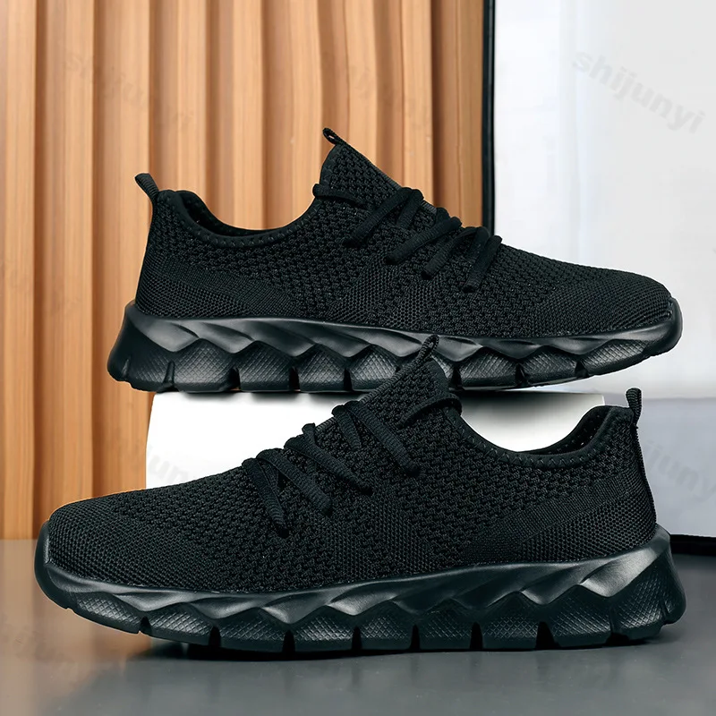 

Осенняя мужская спортивная обувь 2025, дышащая повседневная обувь с сеткой, уличная прогулочная обувь на мягкой подошве, легкие удобные мужские кроссовки