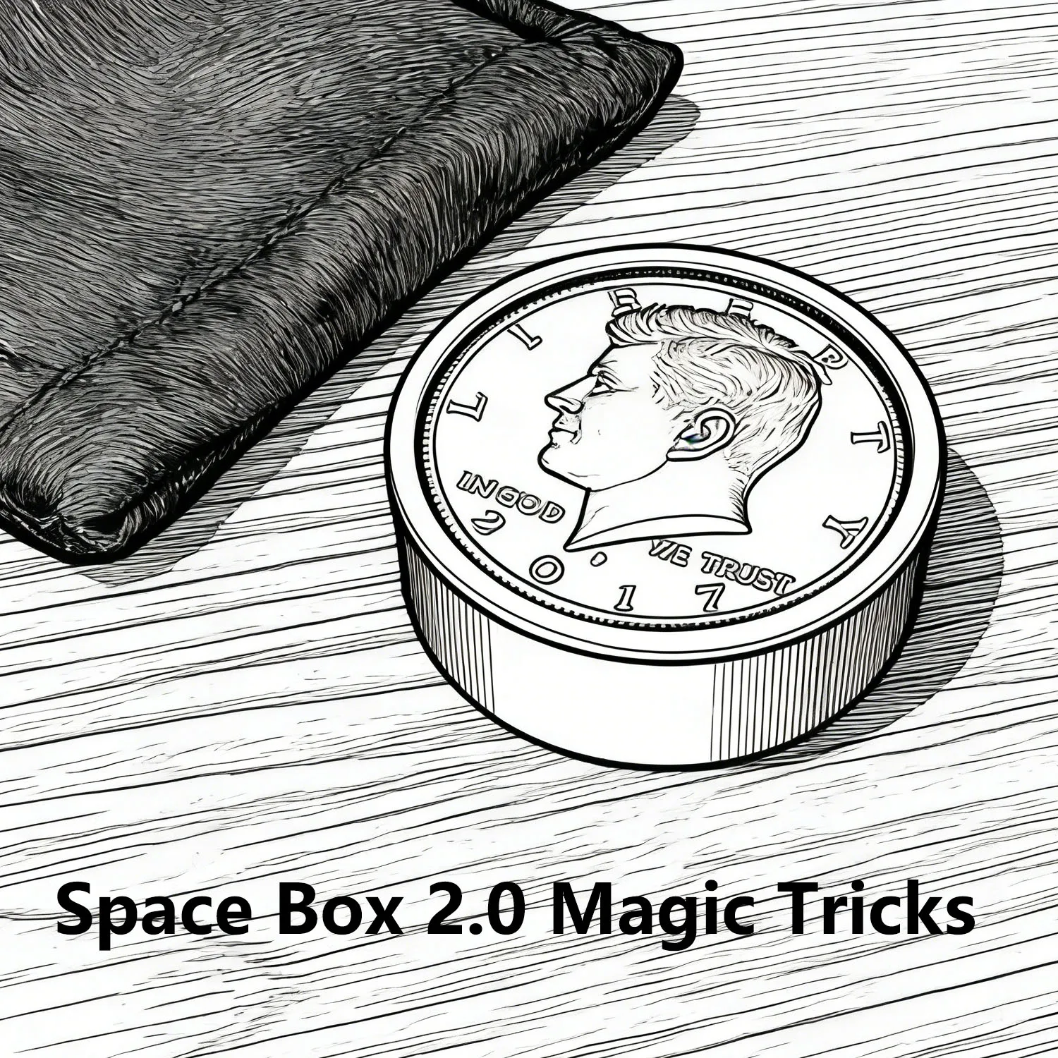 Space Box 2.0 Magic Tricks Coin Appear Magia Magician Close Up Illusions Gimmick Mentalism Props
