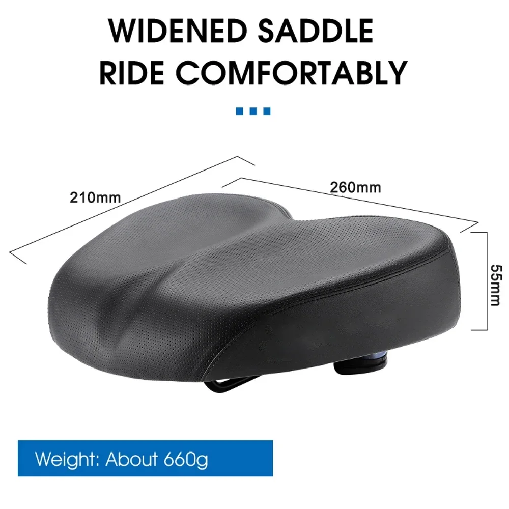 Ergonomic Bicycle Replacement Saddle Soft Widen Thicken Road Bike Cushion Long Distance Riding Shockproof Seats