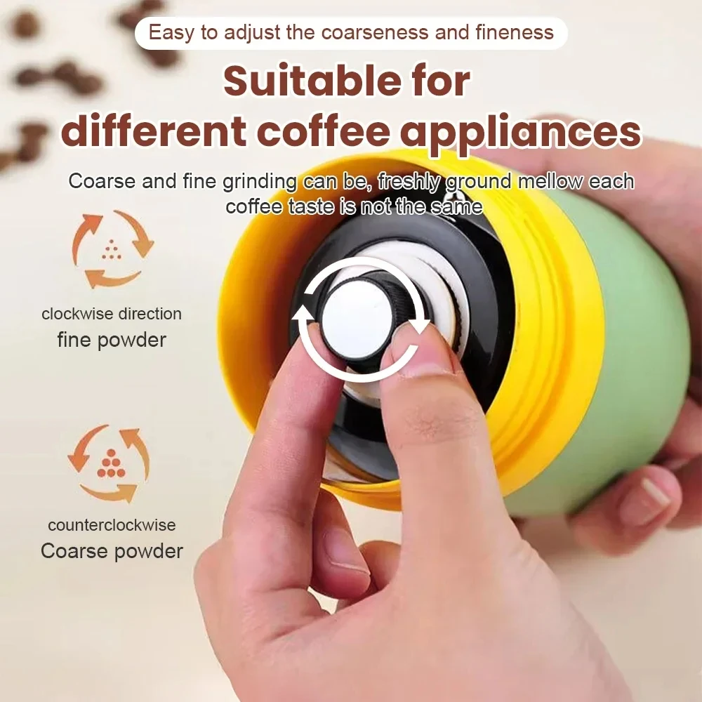 Multifunctional Coffee Cup Manual Grinding Filtering Brewing Integrated Coffee Grinder Portable Small Grinder Outdoor Campin