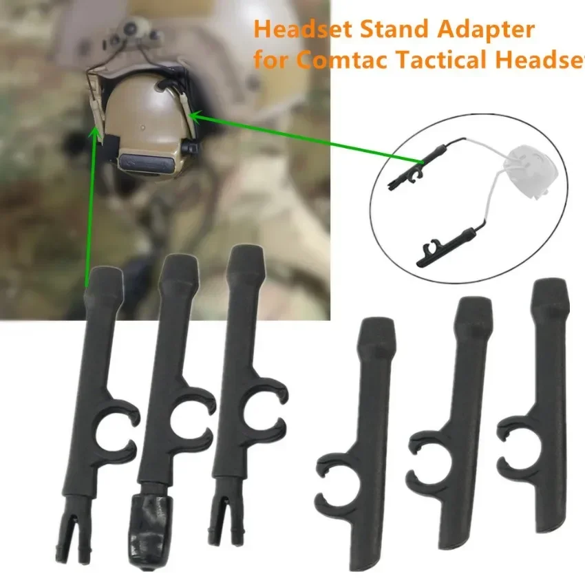 Tactical Headset Helmet ARCRail Mount Accessory for Pelto COMTA II III IV Tactical Headphone Rail Adapter