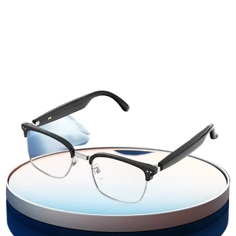 AI Smart Glasses Bluetooth Audio Sunglasses for Men Women Wireless Music Call Voice Assistant Office Multifunction Eyewear