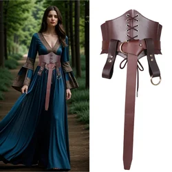 Renaissance Princess Cosplay Costume Accessory Belt Skirt Hike Medieval Dress Chaser Mug Hanger Festival Kit Larp Sash For Women