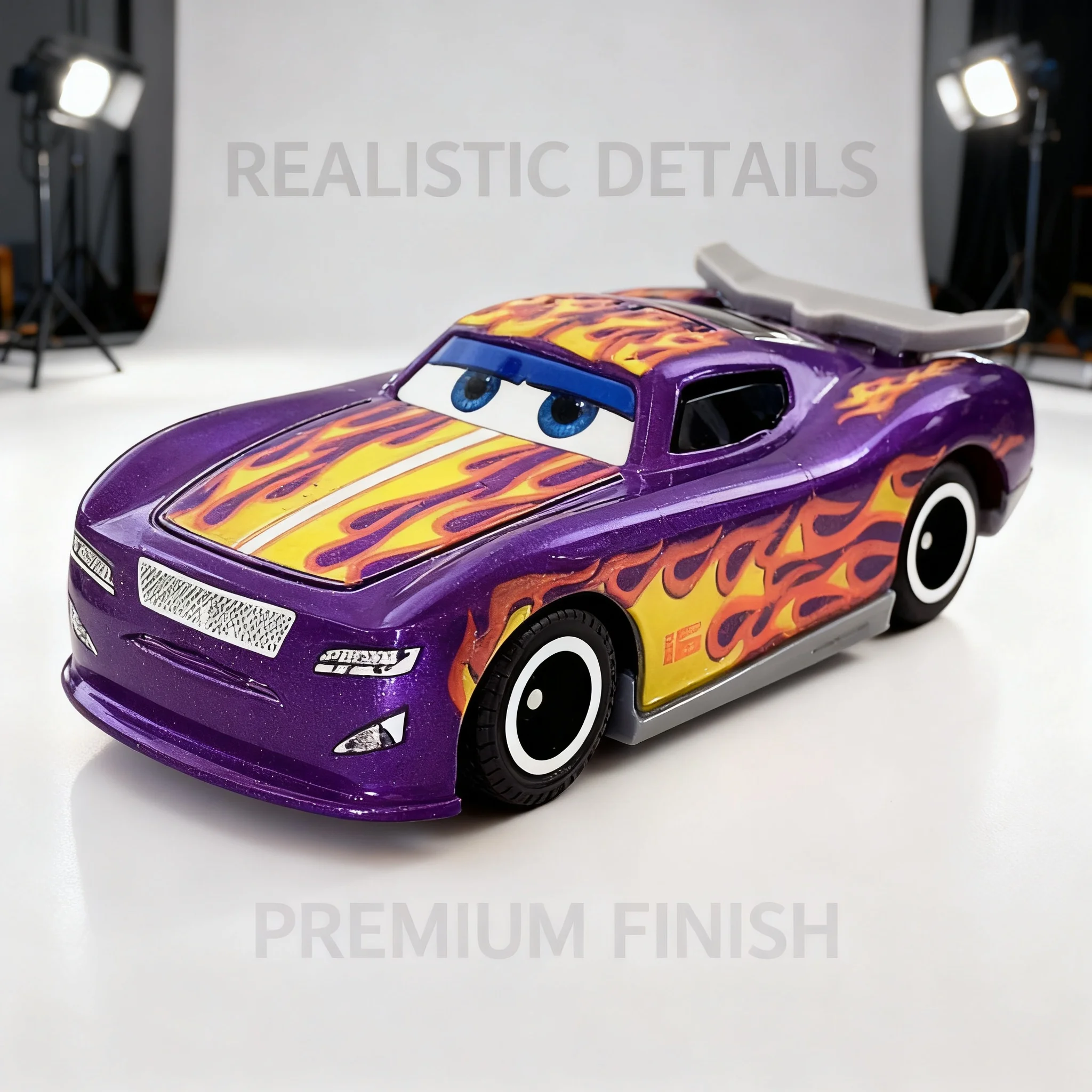 Pixar Cars Lightning McQueen 1 64 Scale Diecast Racers Inertia Toy Car Black Storm Mater Kids Gift Collection