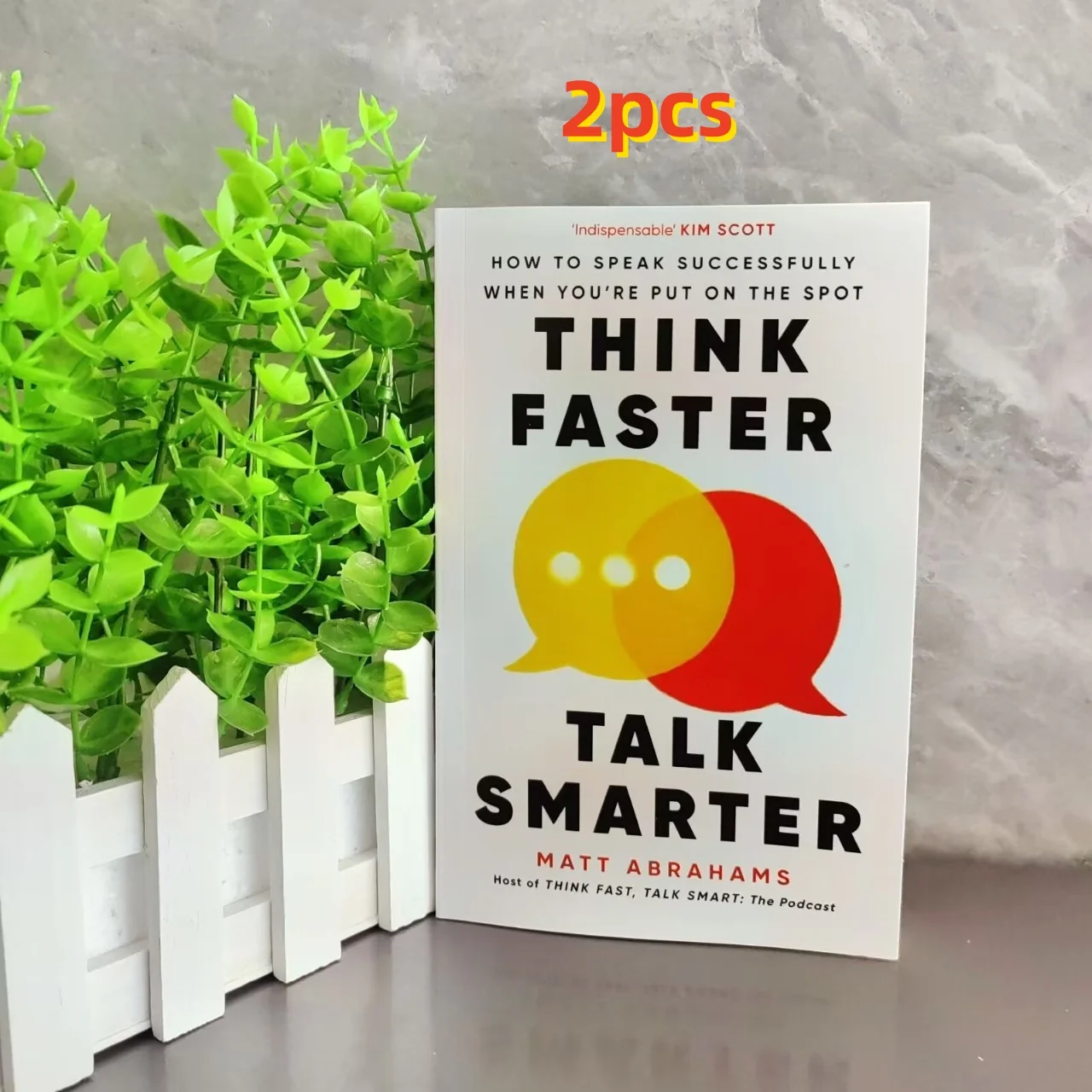 

2pcs Think Faster, Talk Smarter: Boost Brain Speed & Communication Skills for Success