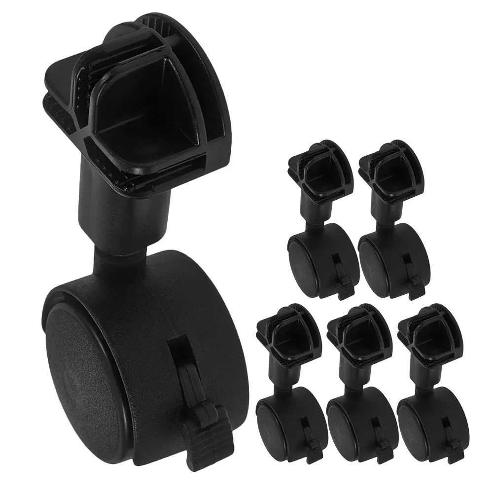 

6Pcs Cat Cage Swivel Casters Replacement Wheels Heavy Duty Universal Fit for Pet Enclosure Easy Assembly Smooth Mobility