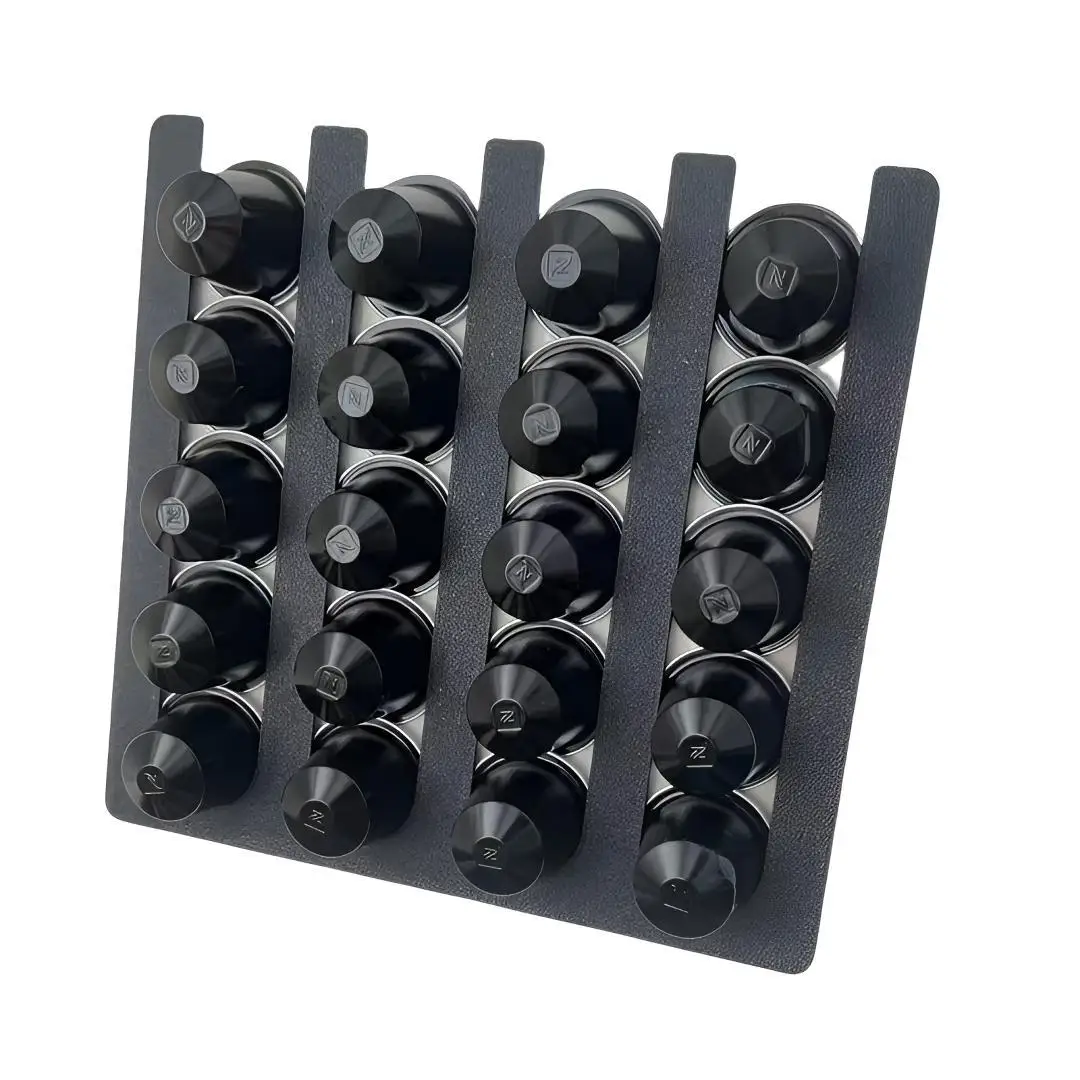 Nestlé Coffee Capsule Storage Rack, No Drilling Required, Large Capacity, Adhesive Capsule Holder, Space-Saving Kitchen Gadget