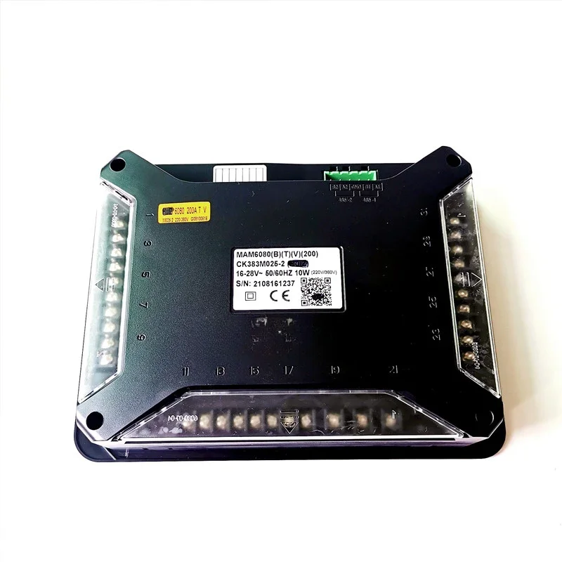 Panel de visualización MAM6080(B)(T)(V), 100A/200A/400A, placa circuito Control con transformador CT1 + CT2 para compresor aire