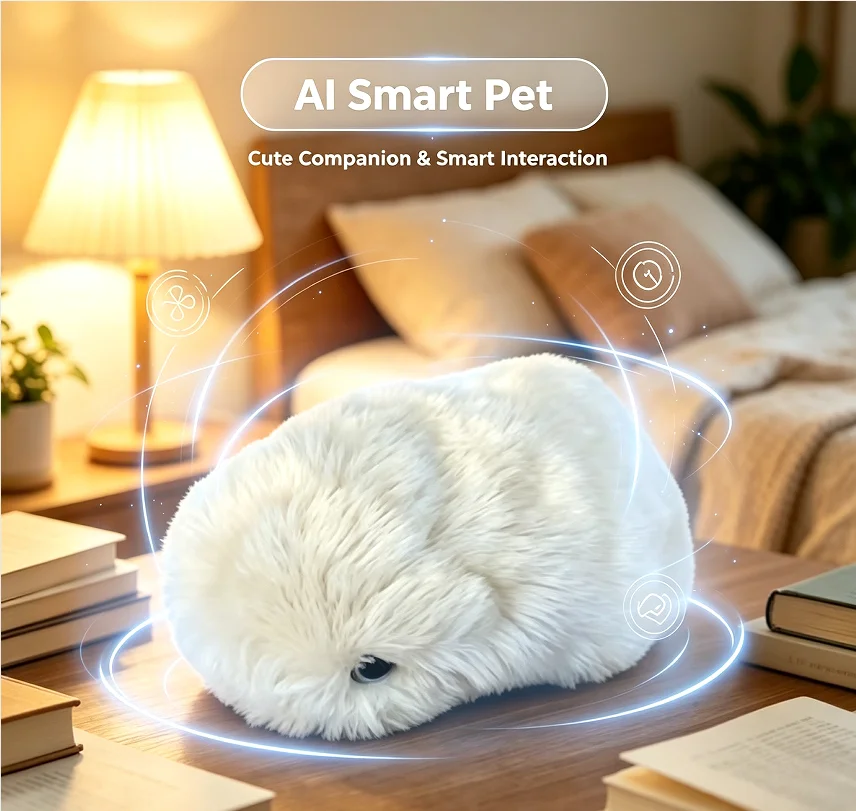 Smart AI Simulation Pet Robot Emotional Companion with Interactive Mood Perception