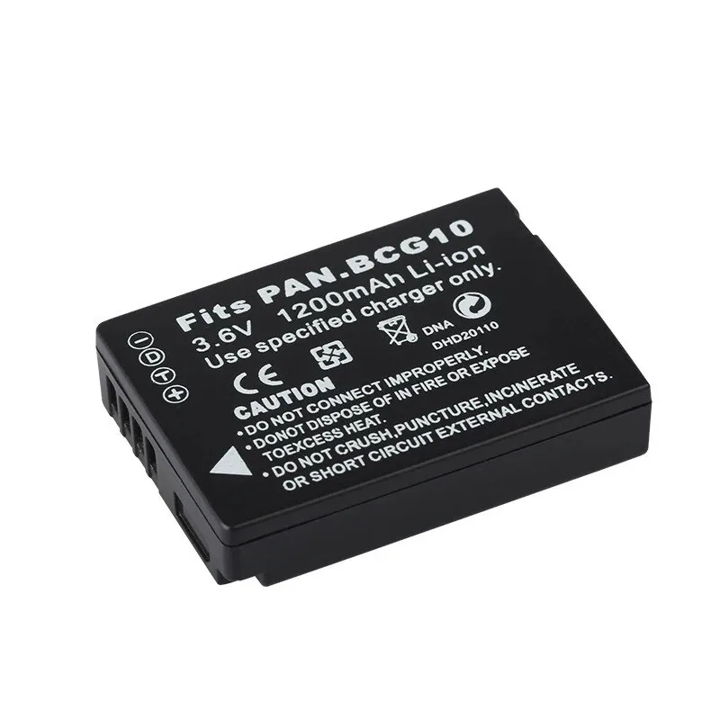 

2x НОВЫЕ аккумуляторы DMW-BCG10 DMW-BCG10E для Panasonic Lumix DMC-ZS7 DMC-ZS8 DMC-ZS10