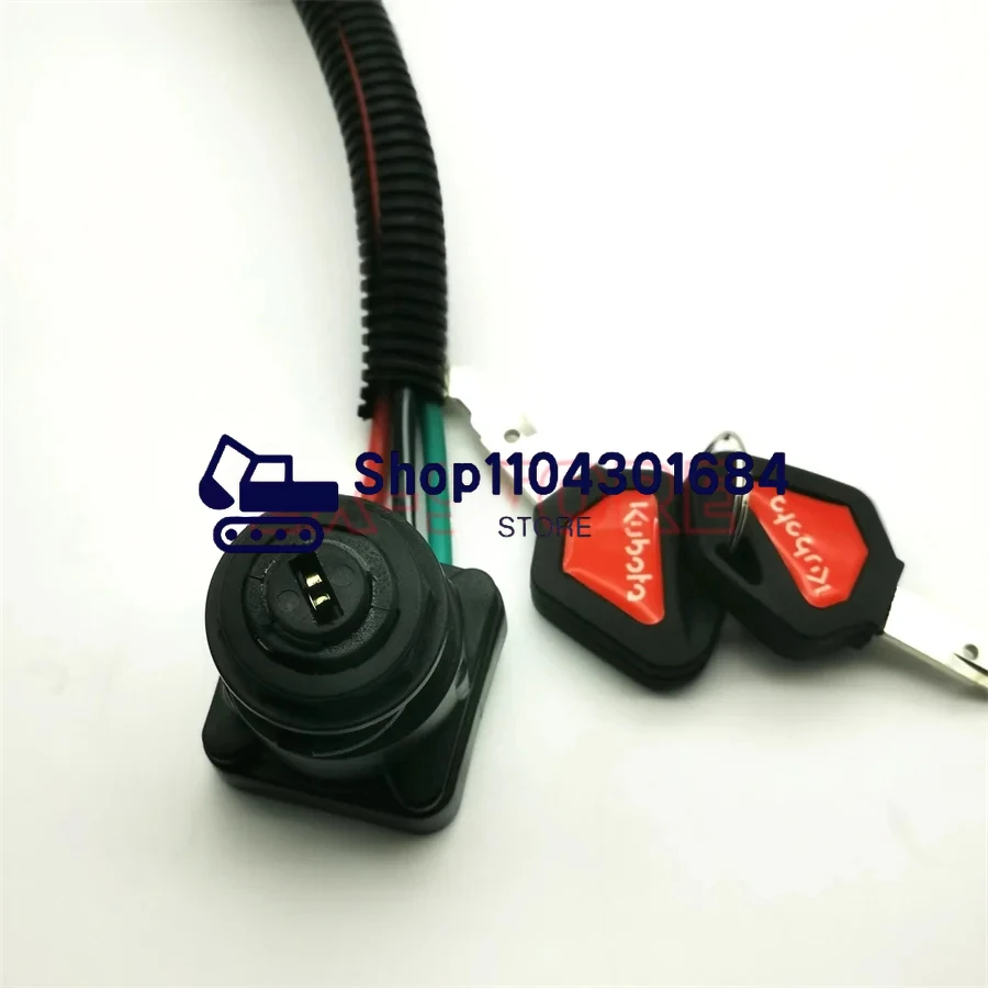 RC411-53964,HRC40-53960,Ignition Switch STARTER Kubota KX080, KX121, KX161, KX41, KX71, KX91, U15, U25, U35, U45