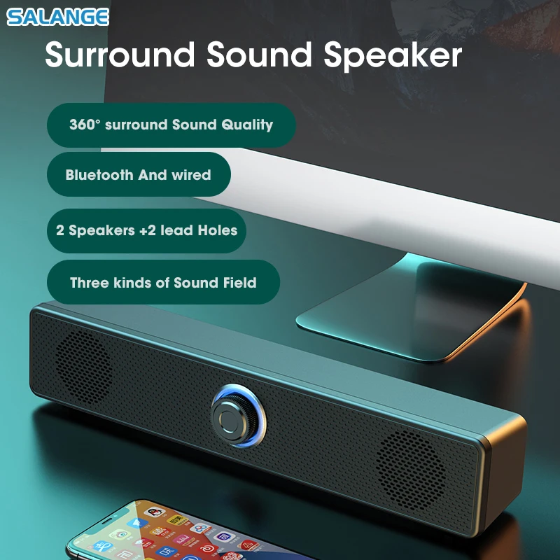 Pc Soundbar Wired/W…