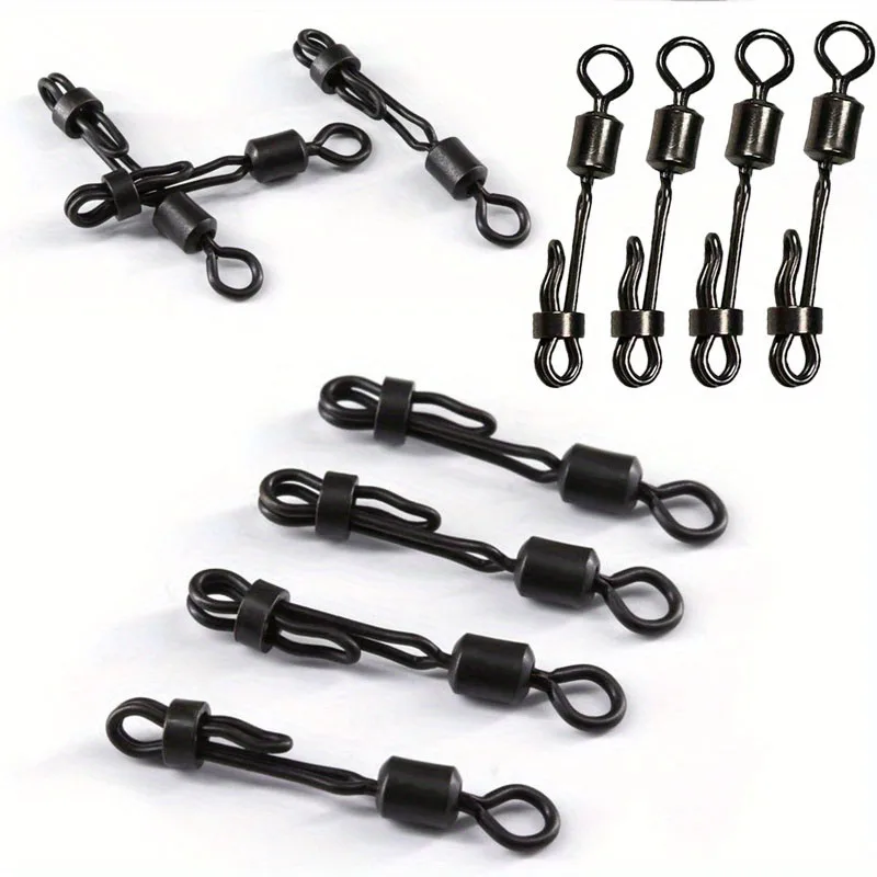 Carp Fishing Quick Change Swivel | Stainless Steel Leader Link for Fast Tackle Setup