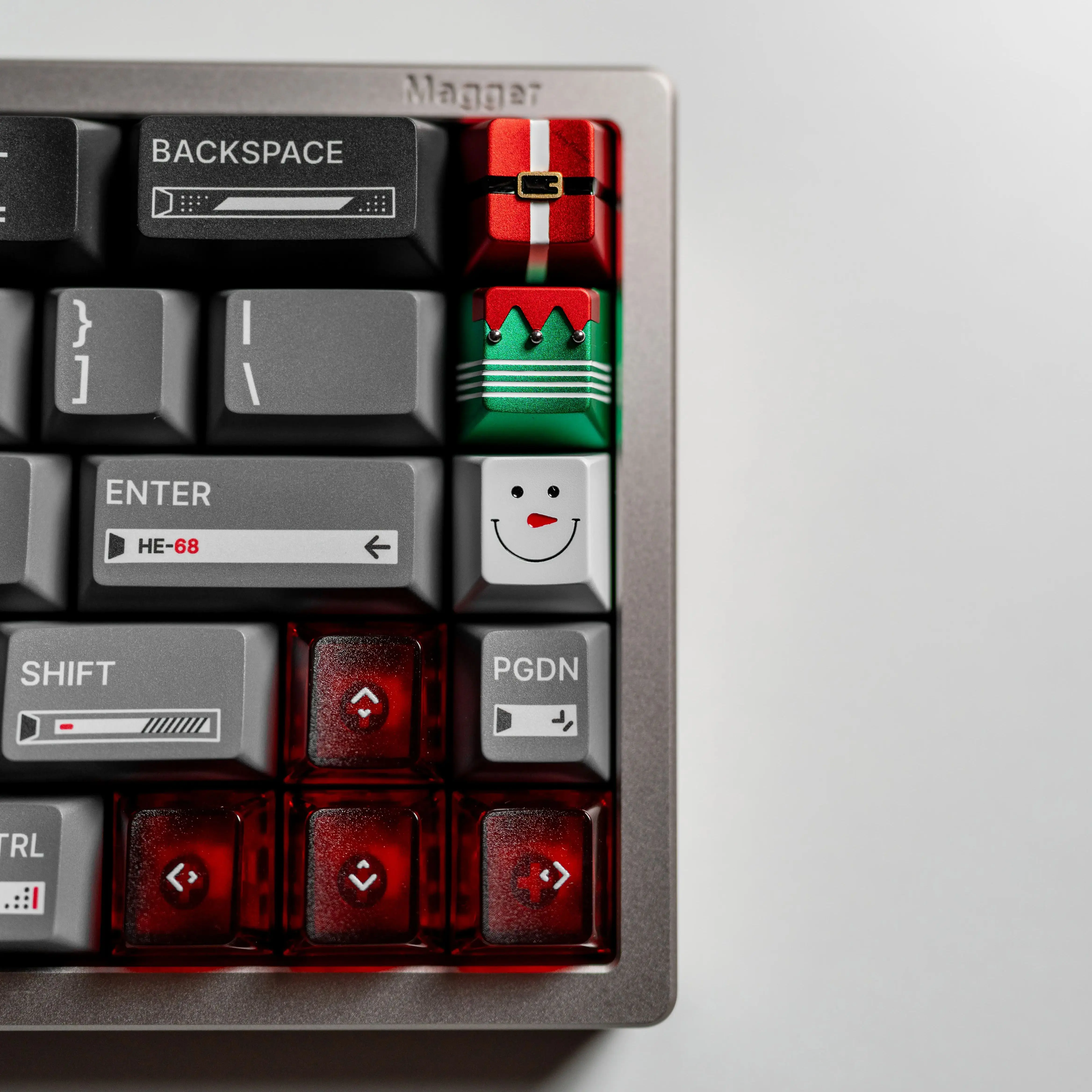 

LUMINKEY Artisan Christmas Full Alu Keycaps Custom Gifts For Keybord Enthusiast