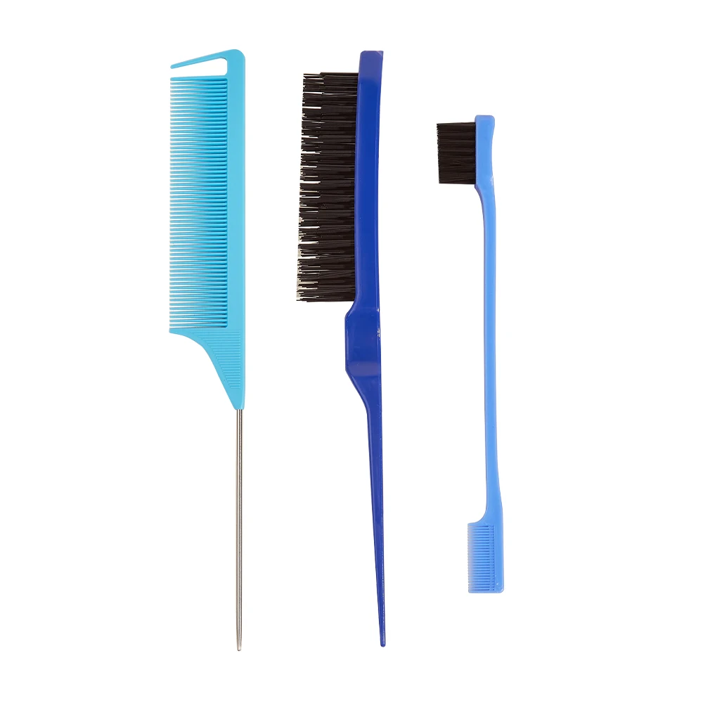 Pro Puntige Staart Salon Kappers Haar Styling Antistatische Kam Haarborstel Stalen Naald Pin Rat Staart Kammen Kapper Accessoires