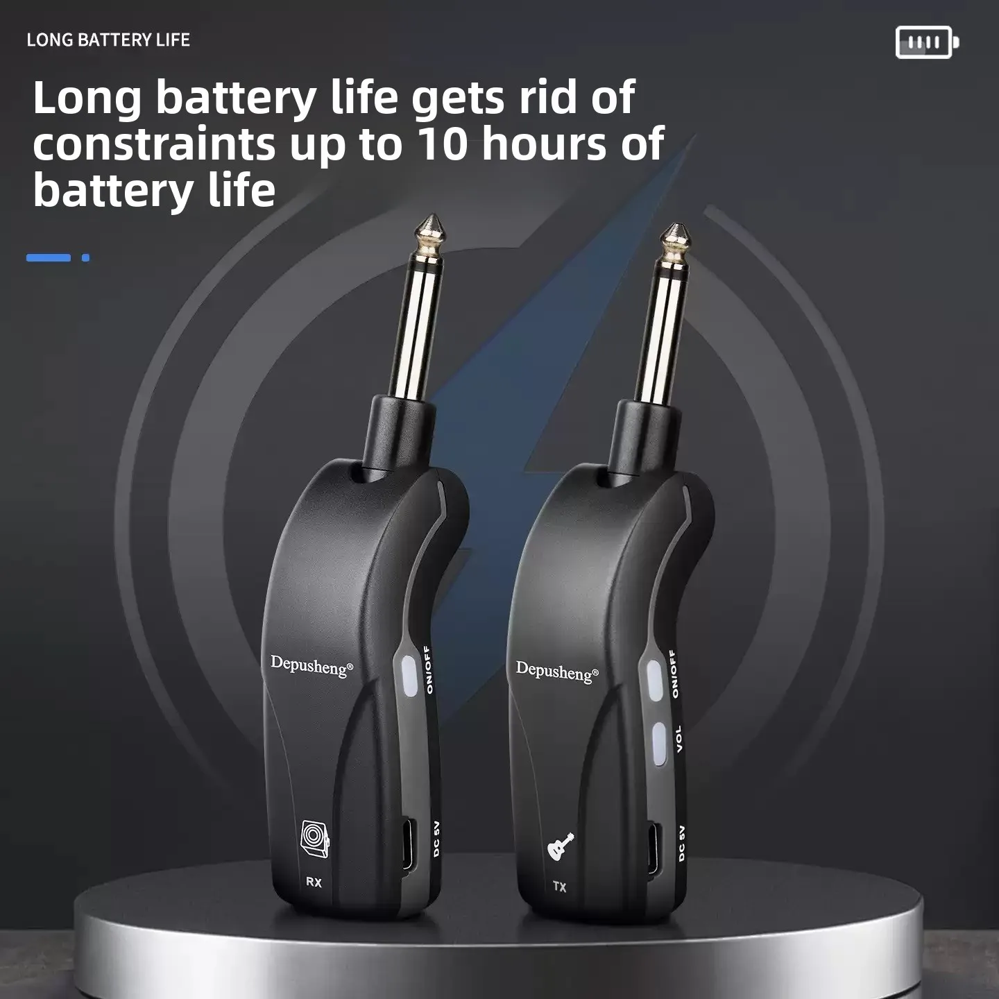 

GAW-A10 Electric Guitar Wireless Transmitter Receiver Electric Blowpipe Bass Universal Bluetooth Audio Transmitter