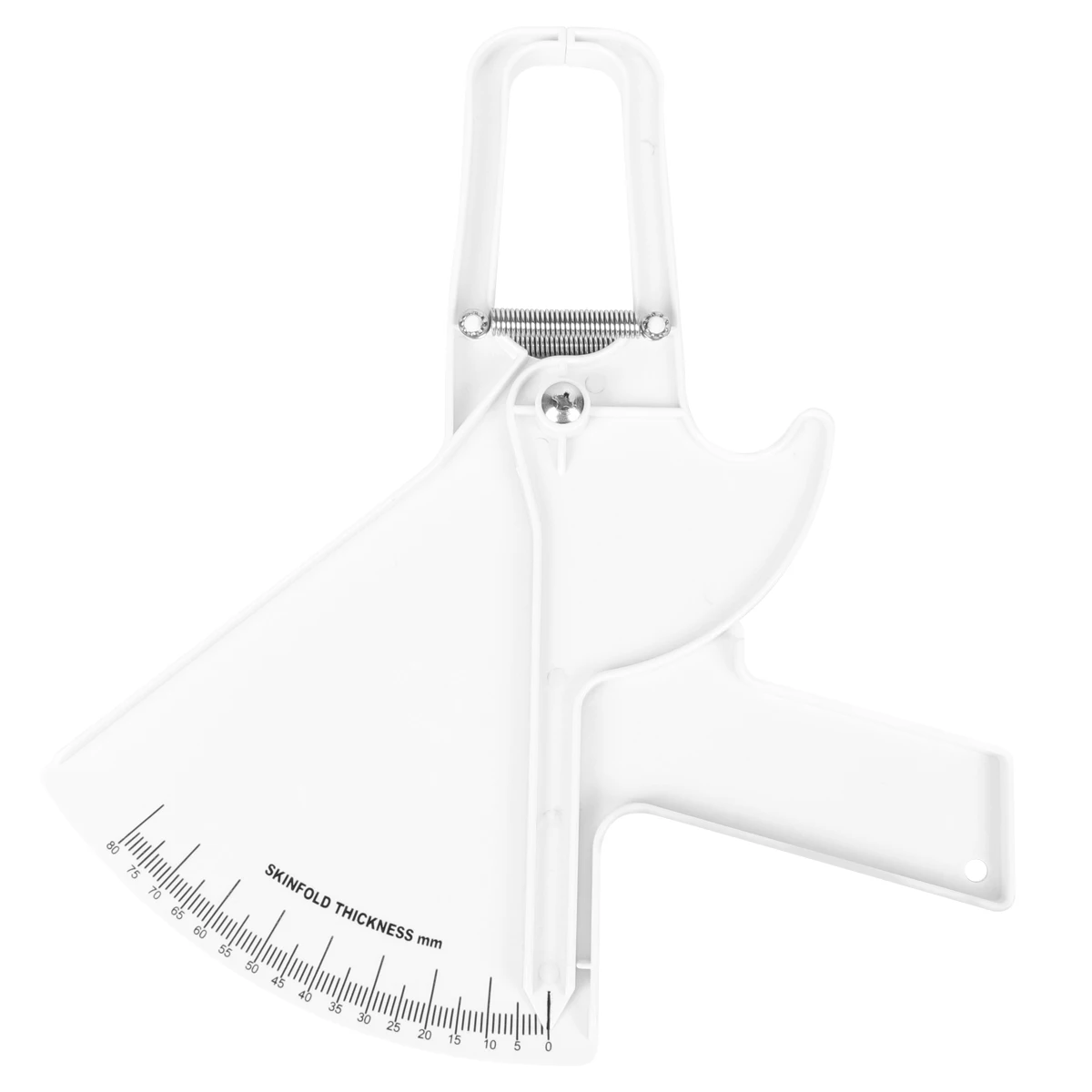 

Body Fat Caliper White Premium Metal Spring Sturdy Durable Fitness Weight Loss Tracker For Men Women Fat Measure Tool