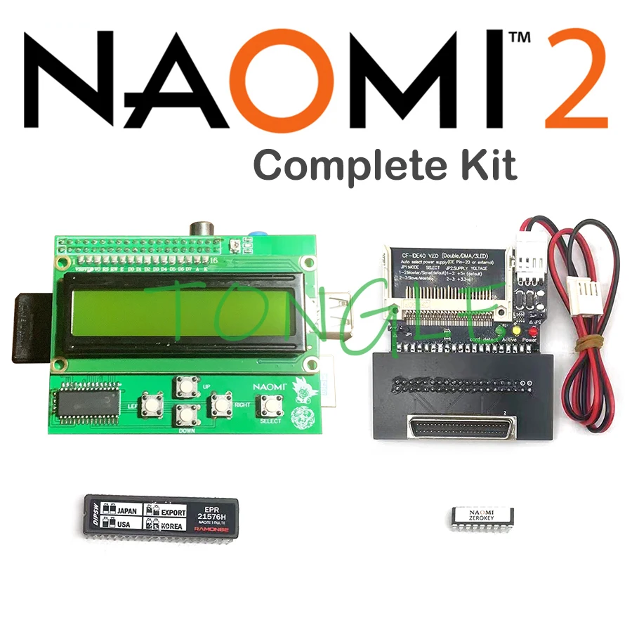 NAOMI DIMM CF Card Adapter, Arcade Games Accessory, TRIFORCE, CHIHIRO, Flash ADAPTOR, DIY Arcade Parts