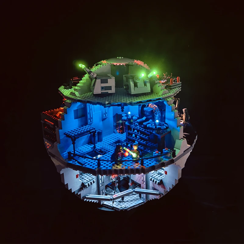 

DS-1 Платформа MOC 75159 Дисплей Звезда Смерти с огнями 4126 шт. Строительные блоки Кирпичи Игрушка в подарок Быстрая доставка Ultimate