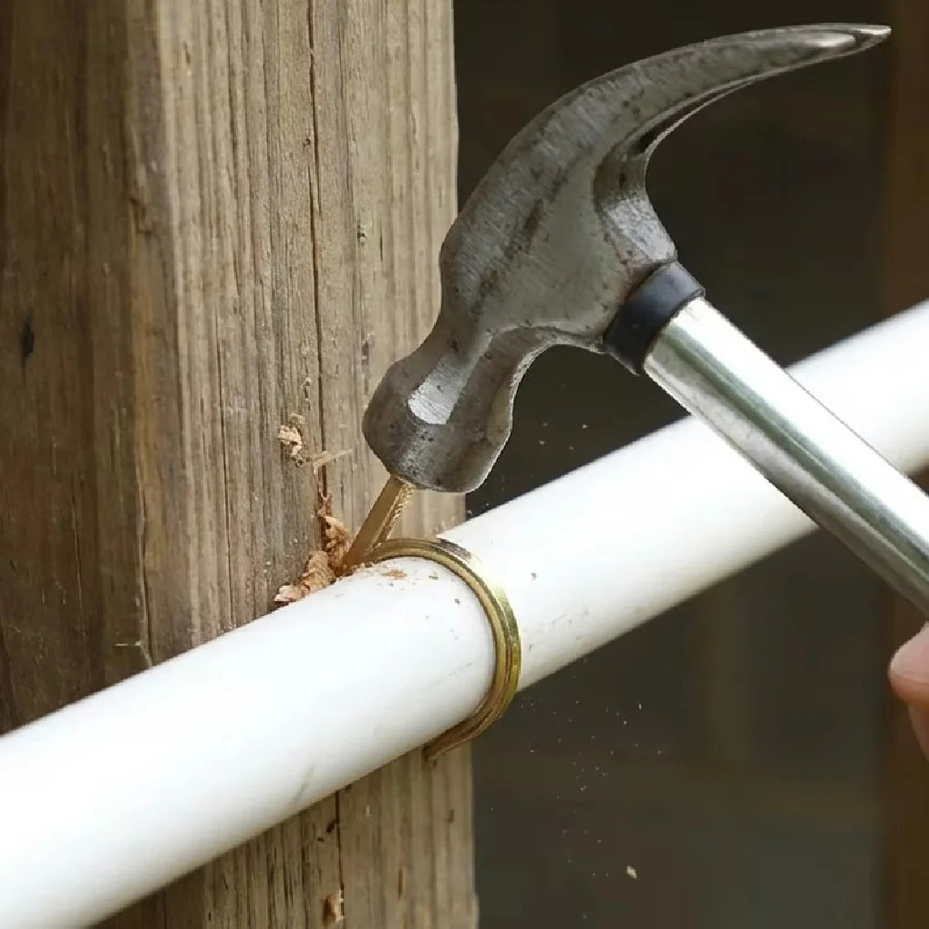 Steel Water Pipe Fixed Nails Hook Heavy Duty Wall Mounting Plumbing Pipes Fasteners Cables Clamps Hardware Cement Concrete Nails