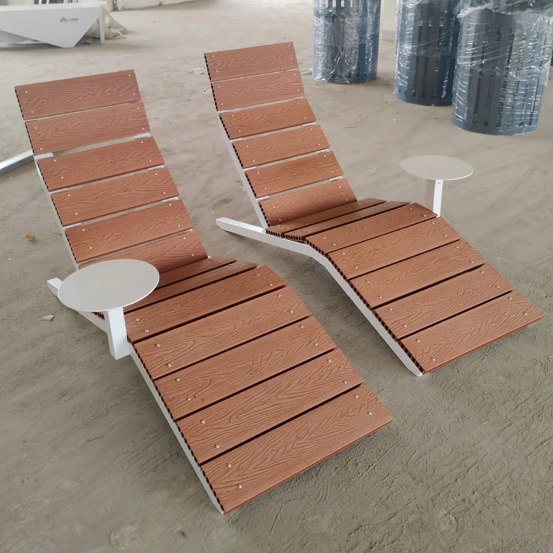

Outdoor seaside bed and breakfast Stainless steel deck Courtyard leisure Waterproof sunscreen chair