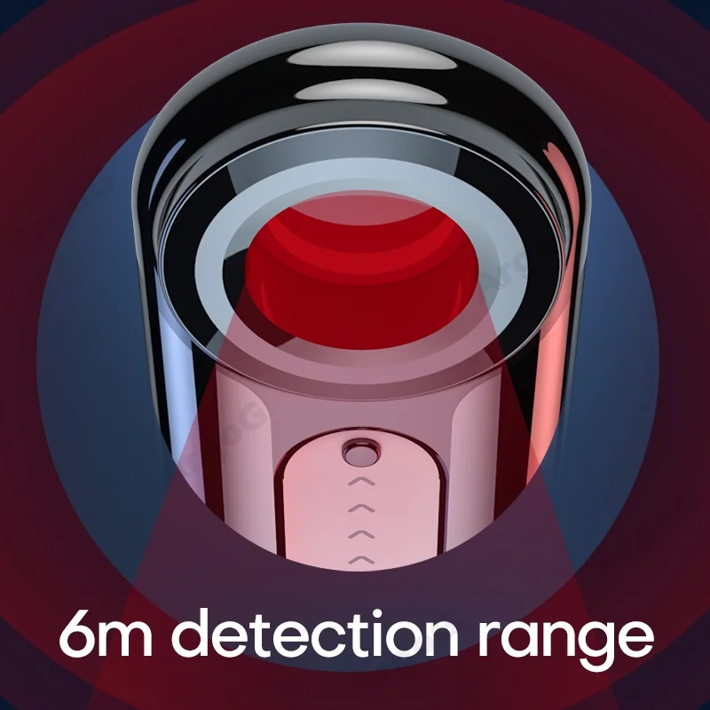 Detector de cámara oculta antiespía, dispositivo electrónico de detección infrarroja de señal RF, Protección de Privacidad de viaje, barredora