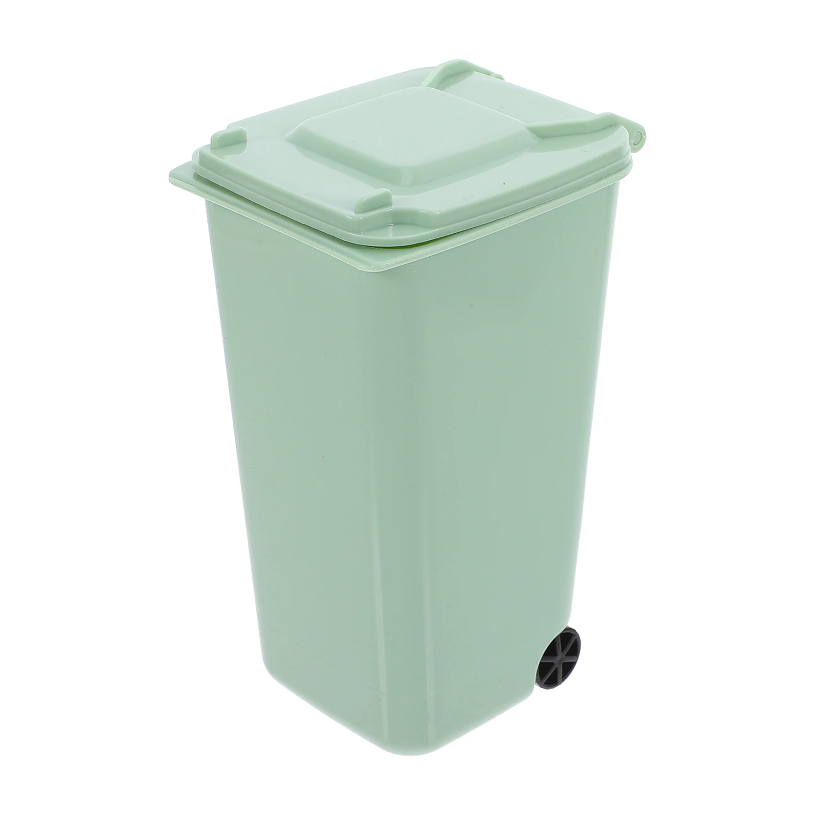 

Mini Desk Can with Lid Pen Holder Desktop Organizer Small Rubbish Bin PP Material Office Desktop Trash Can Supplies