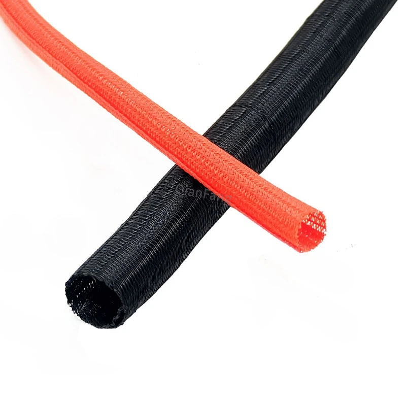 1/3/5M Cable Conduit Self Closing PET Weaving Management Automatic Line Overlapping Flexible Loom Split Type