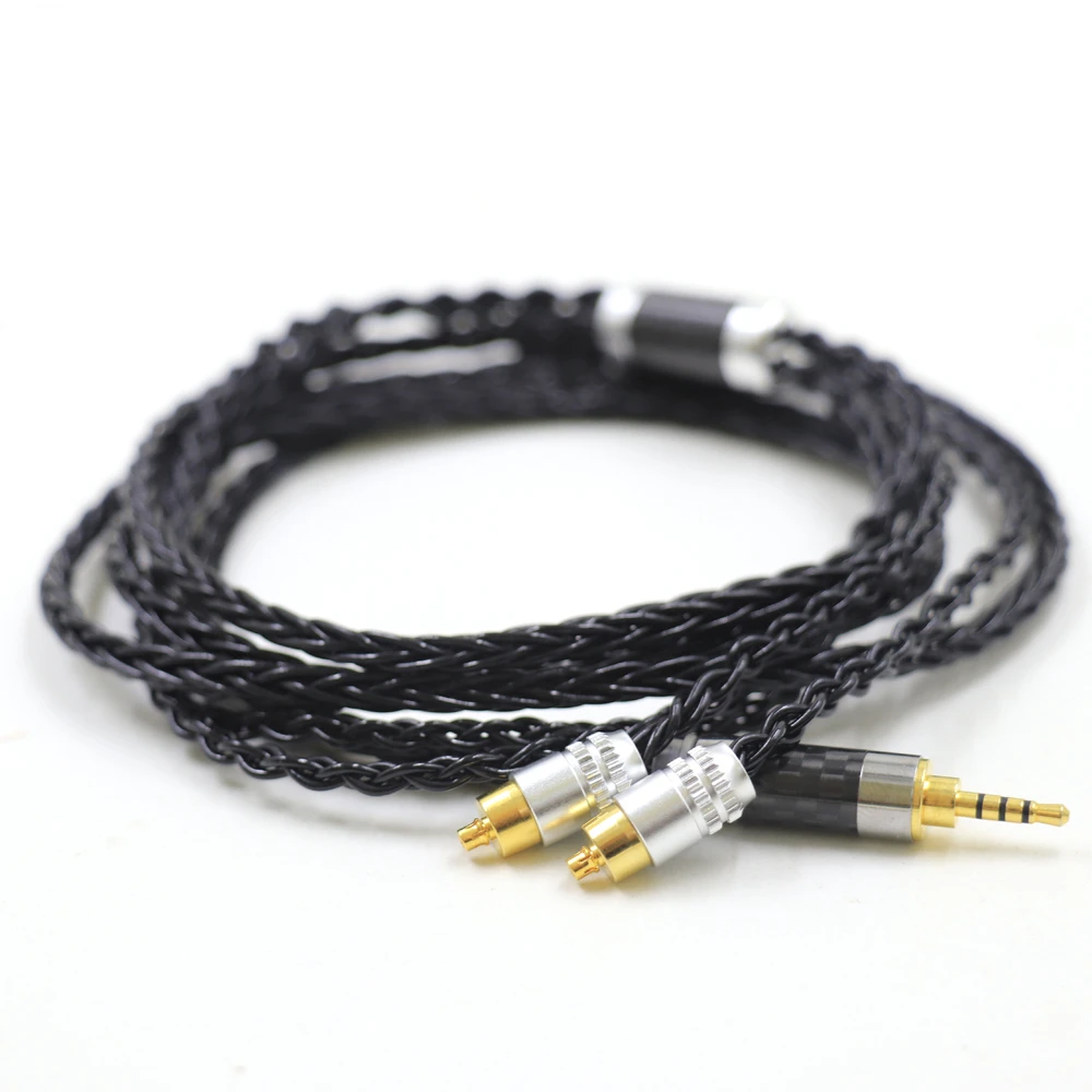 8 Core BlackJelly Taiwan 7N Litz Earbud Upgrade Cable for Sony IER-M7 M9 Z1R Headphones Earphone