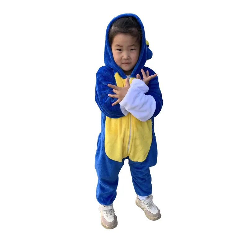 Kids Pajamas Kigurumi Anime Onesie Children Cosplay Costume Full Body Whole Pijama Role One-Piece Sleepwear Christmas Halloween