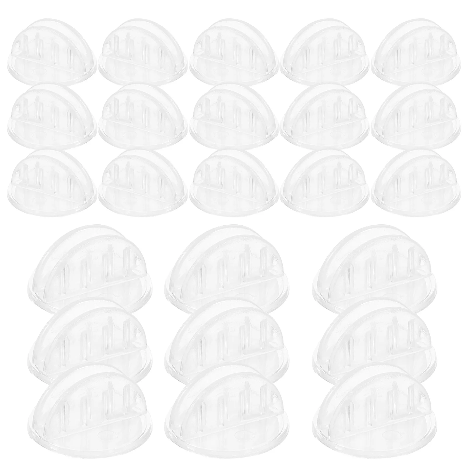 100 stücke Preisschild Halter Clips Kunststoff Einzelhandel Zeichen Display Klebstoff Tisch Zeichen Halter Für Shop Supermarkt Verwenden