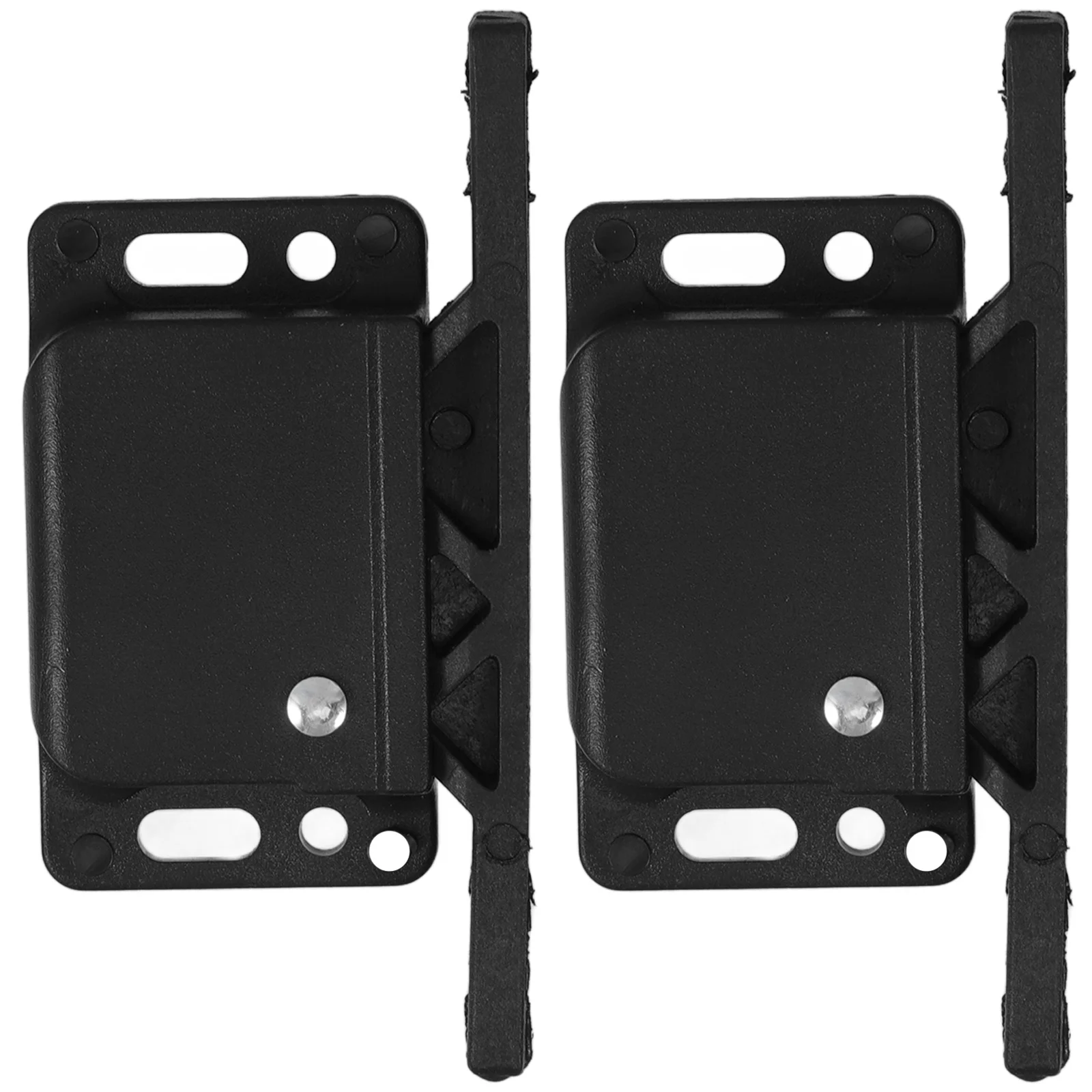 

2Set Rv Cabinet Door Latch Kit Black Push Latch Mechanism for Drawers Storage Secure Closure in Motorhome Camper Trailer Easy
