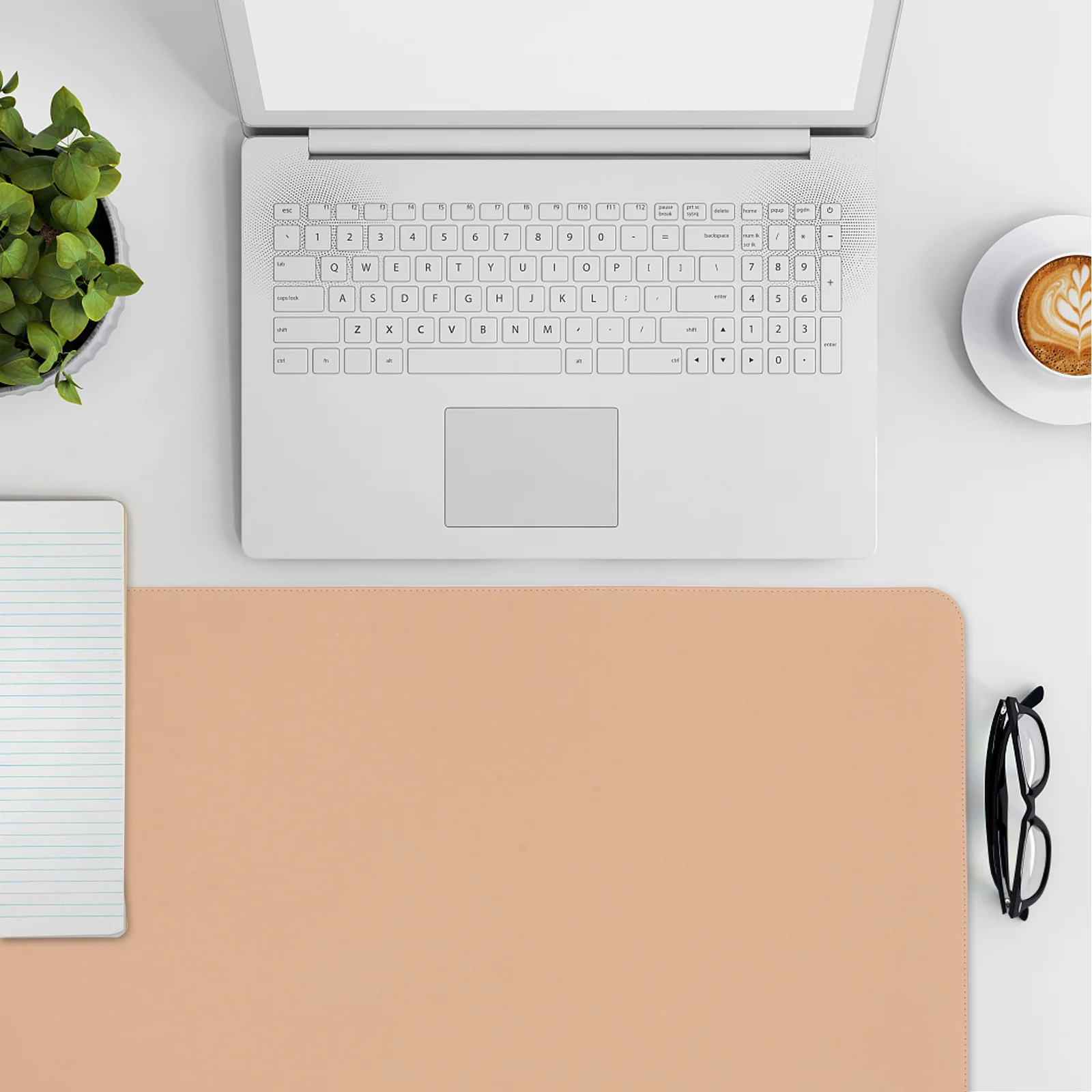 

Dualsided Desk Pad 90Cm X 45Cm Pu Cork Beige Non-Slip Office Home Study Mat Desktop Decor Writing Mouse Keyboard Pad