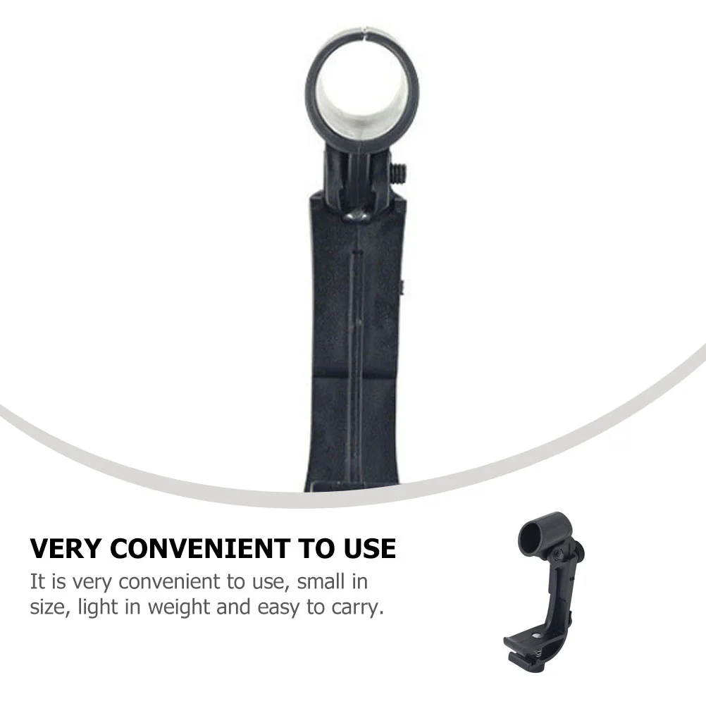 

Drum Mic Holder Durable ABS Microphone Clip Adjustable Mic Stand Clip Lightweight Practical Microphone Support