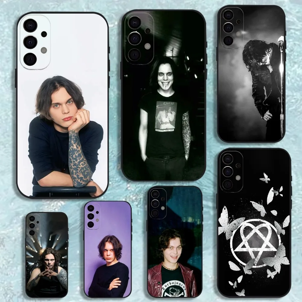 

V-Ville Valo Finnish vocalist Phone Case For Samsung S25,S24,S21,S22,S23,S30,Ultra,S20,Plus,Fe,Lite,Note,10,9,5G Black Cover