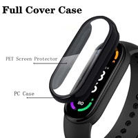 2in1 Screen Protector+Film For Xiaomi Mi Band 8 Smart Wristband Full Coverage PC Cover Shockproof Frame For Mi Band 8 Case