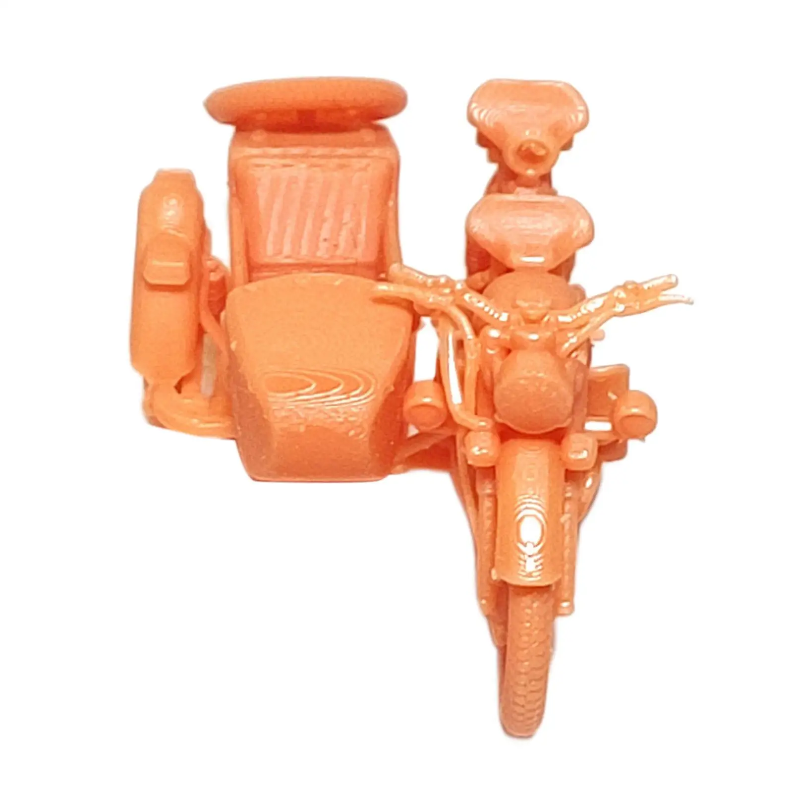

1/64 Unpainted Three Wheeled Motorcycle Model Layout Dioramas DIY Projects