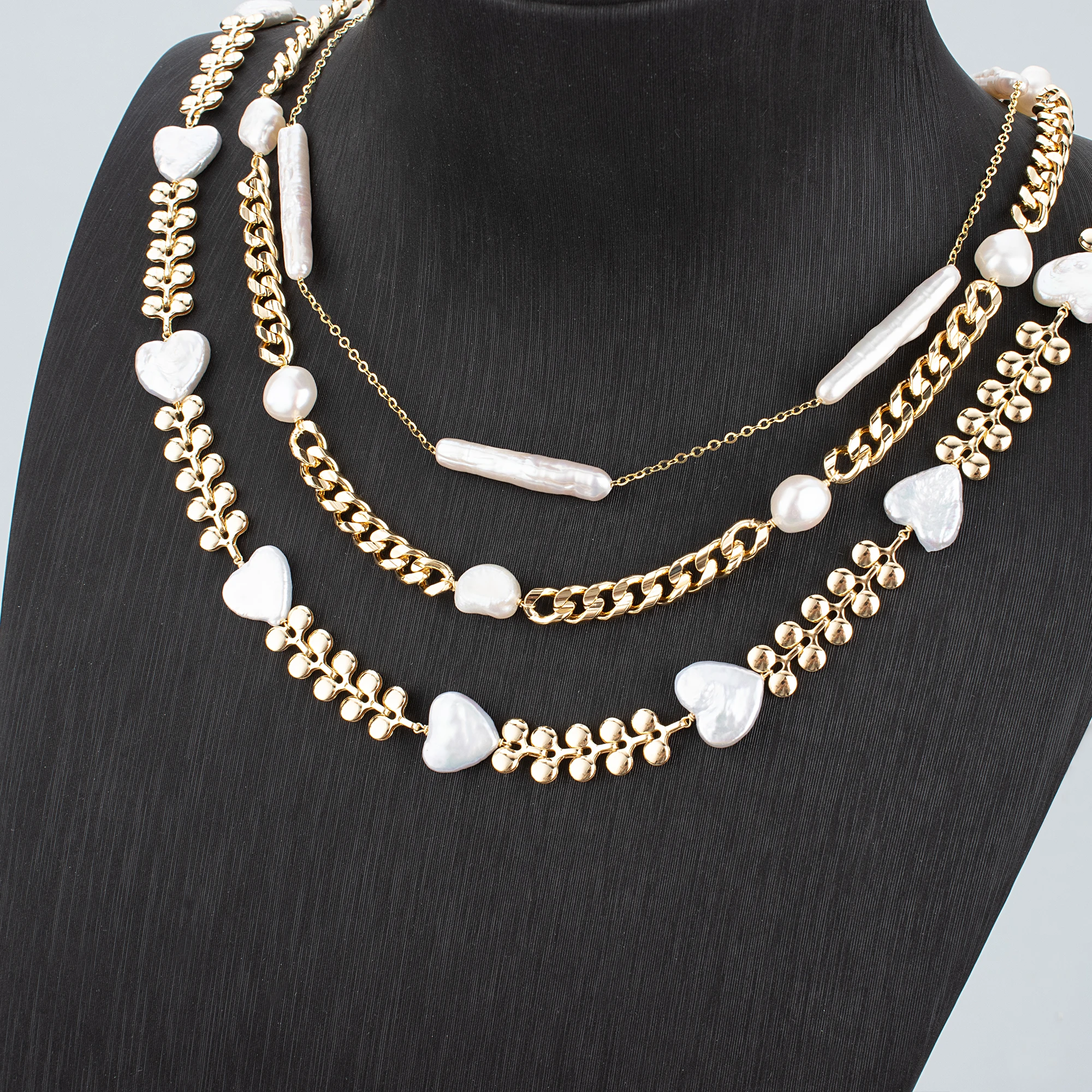 GUFEATHER C388,chain,18k gold plated,copper,nickel free,natural pearl,hand made,diy bracelet necklace,jewelry making,50cm/lot