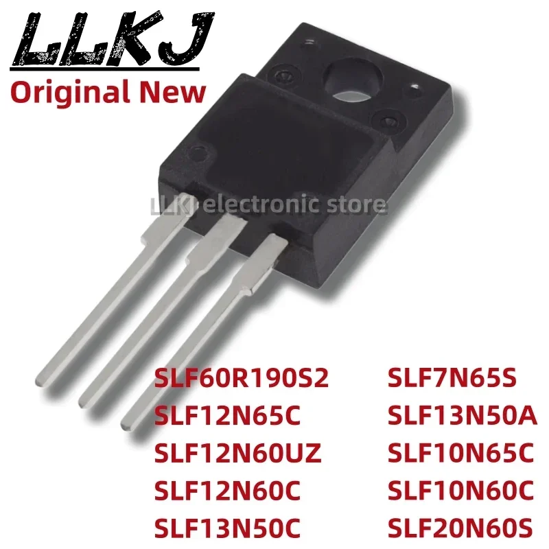 1pcs SLF60R190S2 SLF12N65C SLF12N60UZ SLF12N60C SLF13N50C SLF7N65S SLF13N50A SLF10N65C SLF10N60C SLF20N60S TO-220F MOS FET 220F